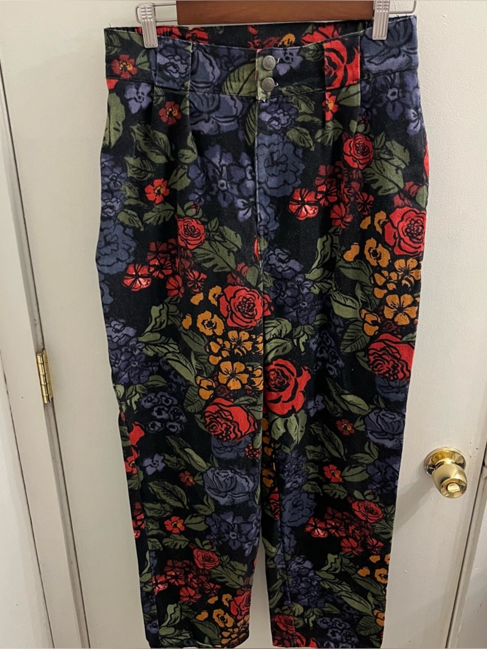 Lucy & Yak Delores Wide Leg Pants in Maria Print Size 10 - Picture 2 of 7